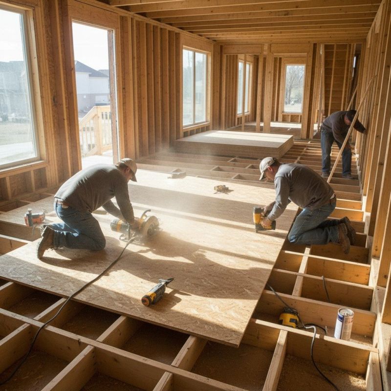 Local Subfloor Installation pros at work